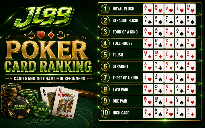 poker card ranking