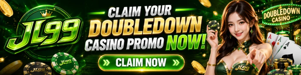 banner of doubledown casino promo