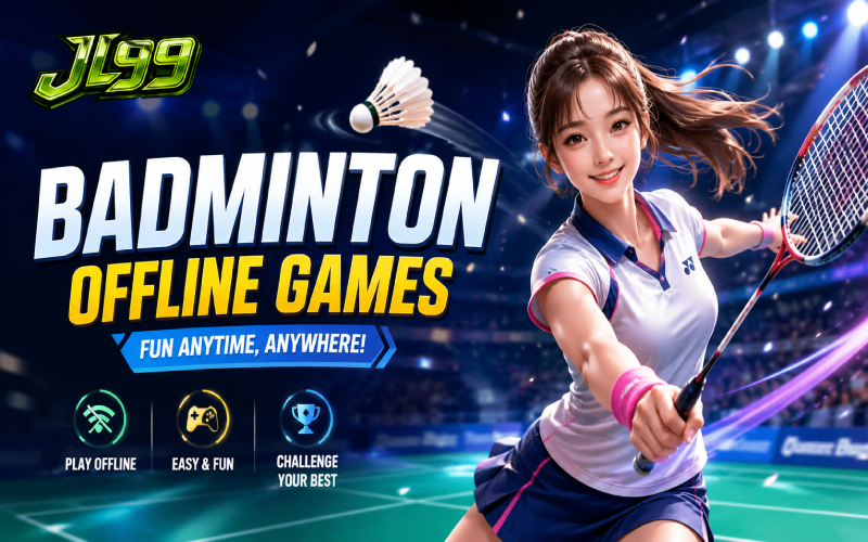 play badminton offline games